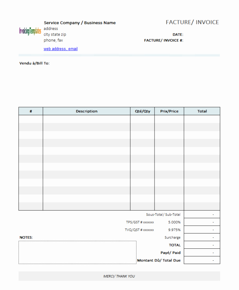 Invoice Template for Word Unique Editable Invoice Template