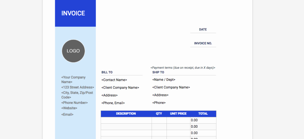 Invoice Template Google Drive Elegant Freelance Invoice Template — Free Answers to