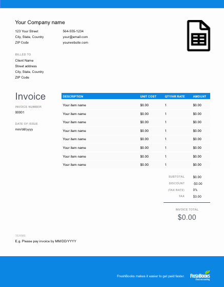 Invoice Template Google Sheets Luxury How to Create Blank Invoice Templates On Google Docs