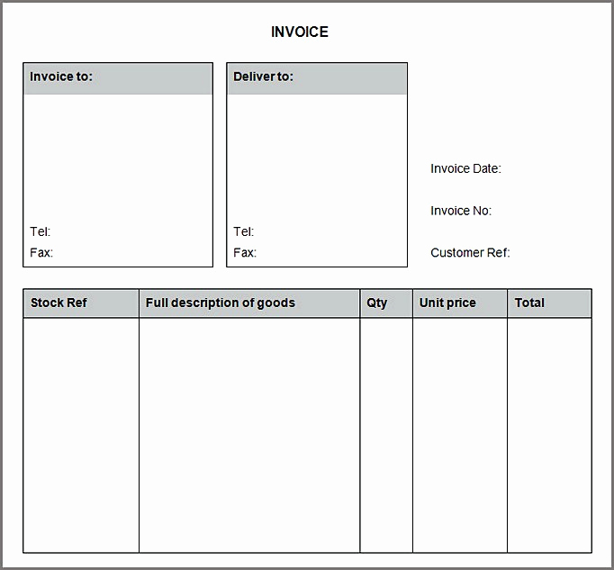 Invoice Template Open Office Awesome Open Fice Invoice Template