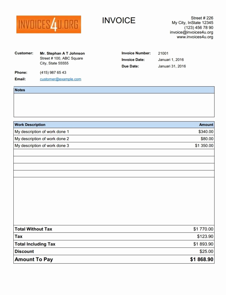 Invoice Template Open Office Luxury Invoice Template Open Fice Spreadsheet Templates for