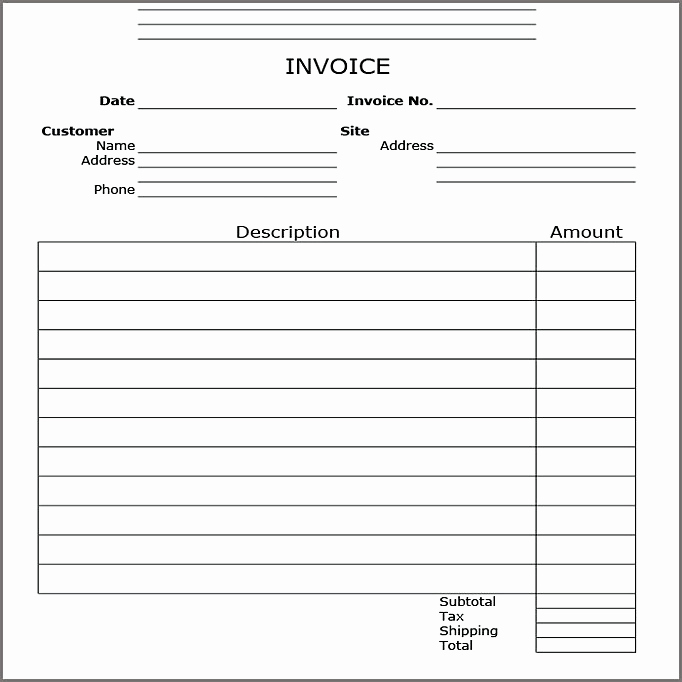 Invoice Template Open Office Luxury Open Fice Invoice Template