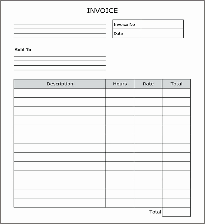 Invoice Template Open Office New Open Fice Invoice Template