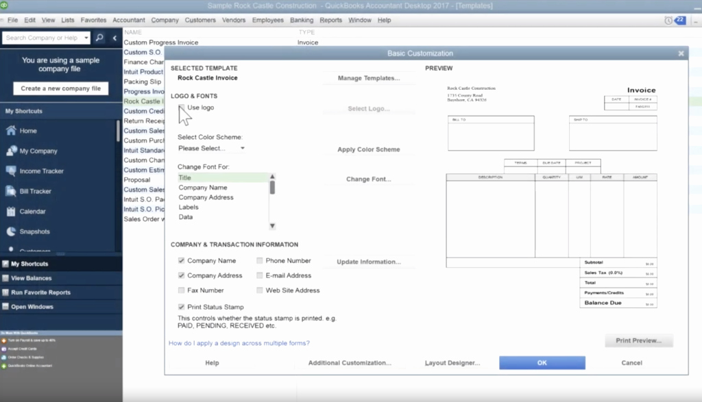 Invoice Template with Logo New How to Edit An Invoice Template In Quickbooks – Gentle