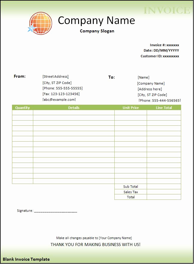 Invoice Template Word Download Free Best Of Free Download Invoice Template Microsoft Word