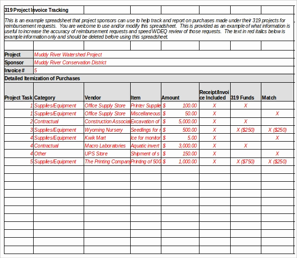 Invoice Tracking Template Excel Best Of 8 Invoice Tracking Templates – Free Sample Example