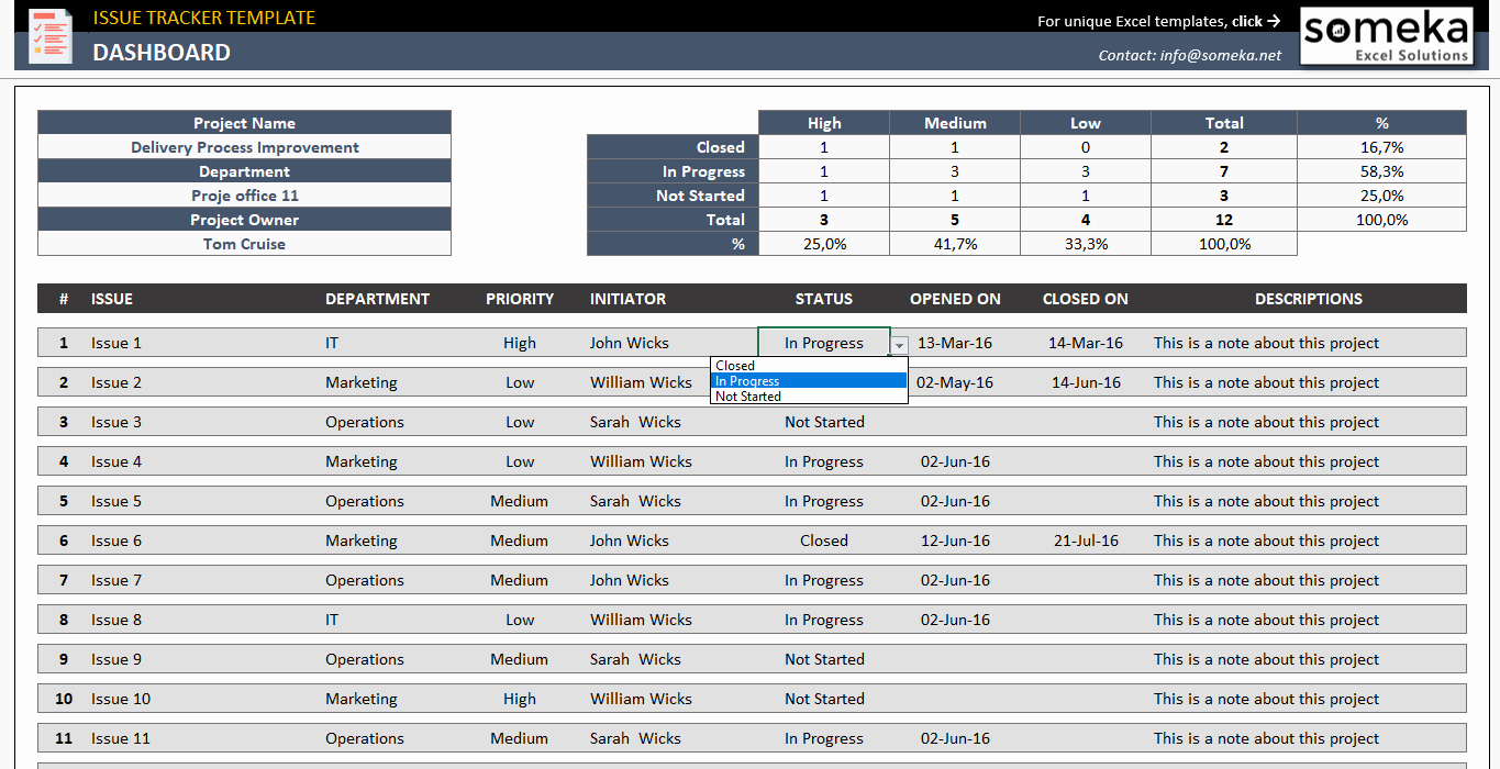 Invoice Tracking Template Excel Best Of issue Tracker Template