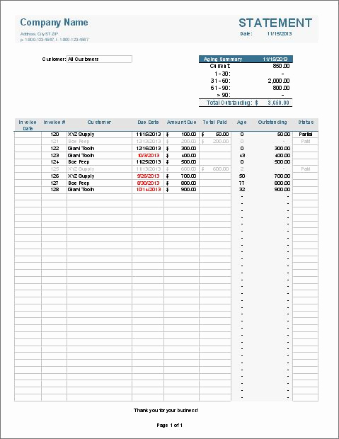 Invoice Tracking Template Excel Elegant Invoice Tracking Template for Excel Excel