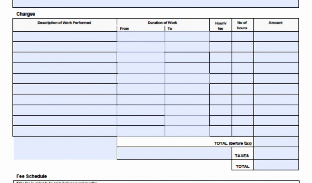 Labor Invoice Template Word Best Of Labor and Materials Invoice Template