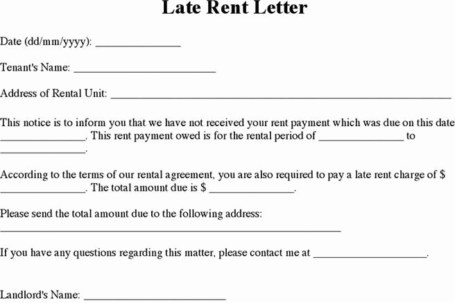 rent and lease template