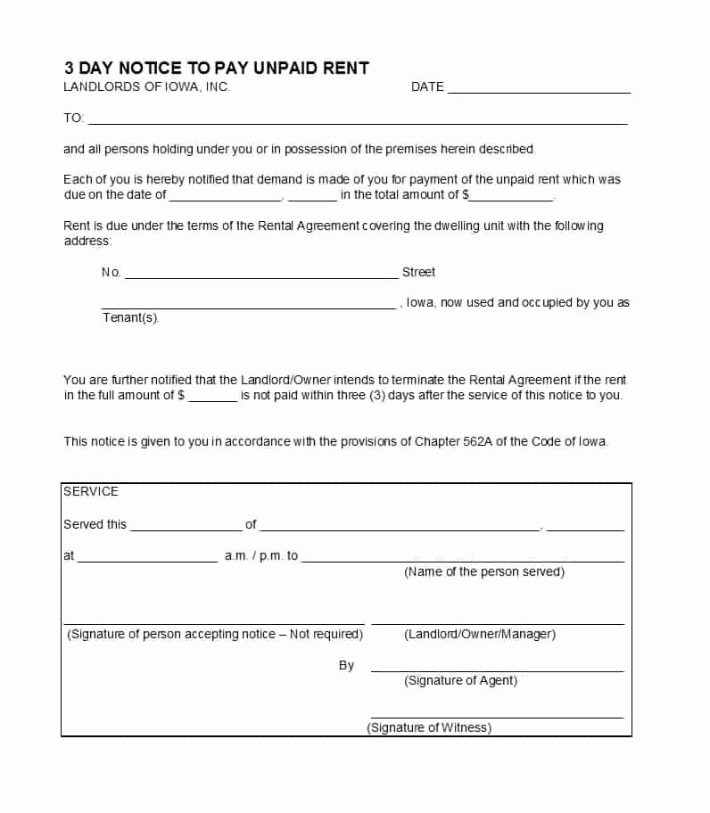 Late Rent Notice Template New 34 Printable Late Rent Notice Templates Templatelab
