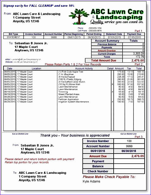 Lawn Service Invoice Template Best Of 6 Bud Templates for Excel Exceltemplates Exceltemplates