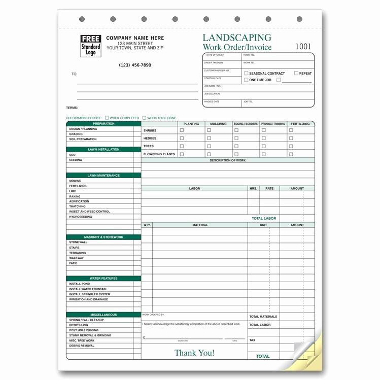 Lawn Service Invoice Template Best Of Lawn Care Estimate Lawn Care Bid form Sheets