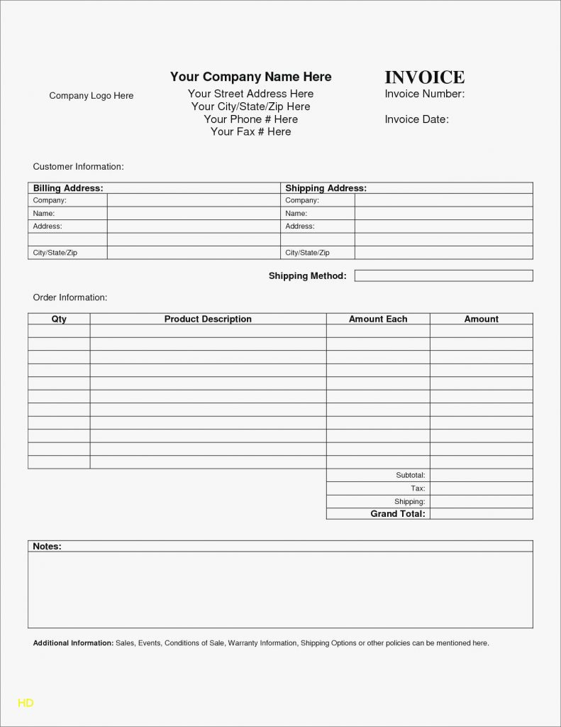 Lawn Service Invoice Template Excel Elegant Spreadsheet for Lawn Mowing Business Download with Regard