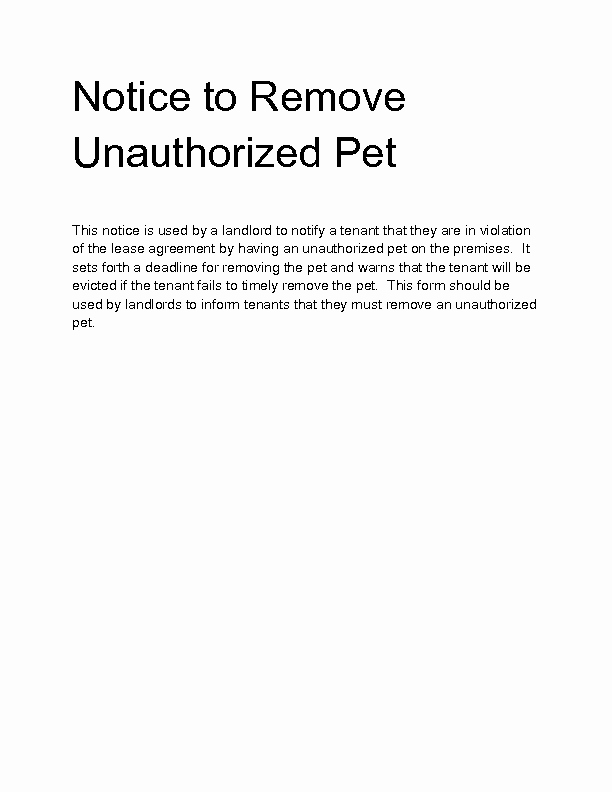 Lease Violation Notice Template Elegant Wel E to Docs 4 Sale