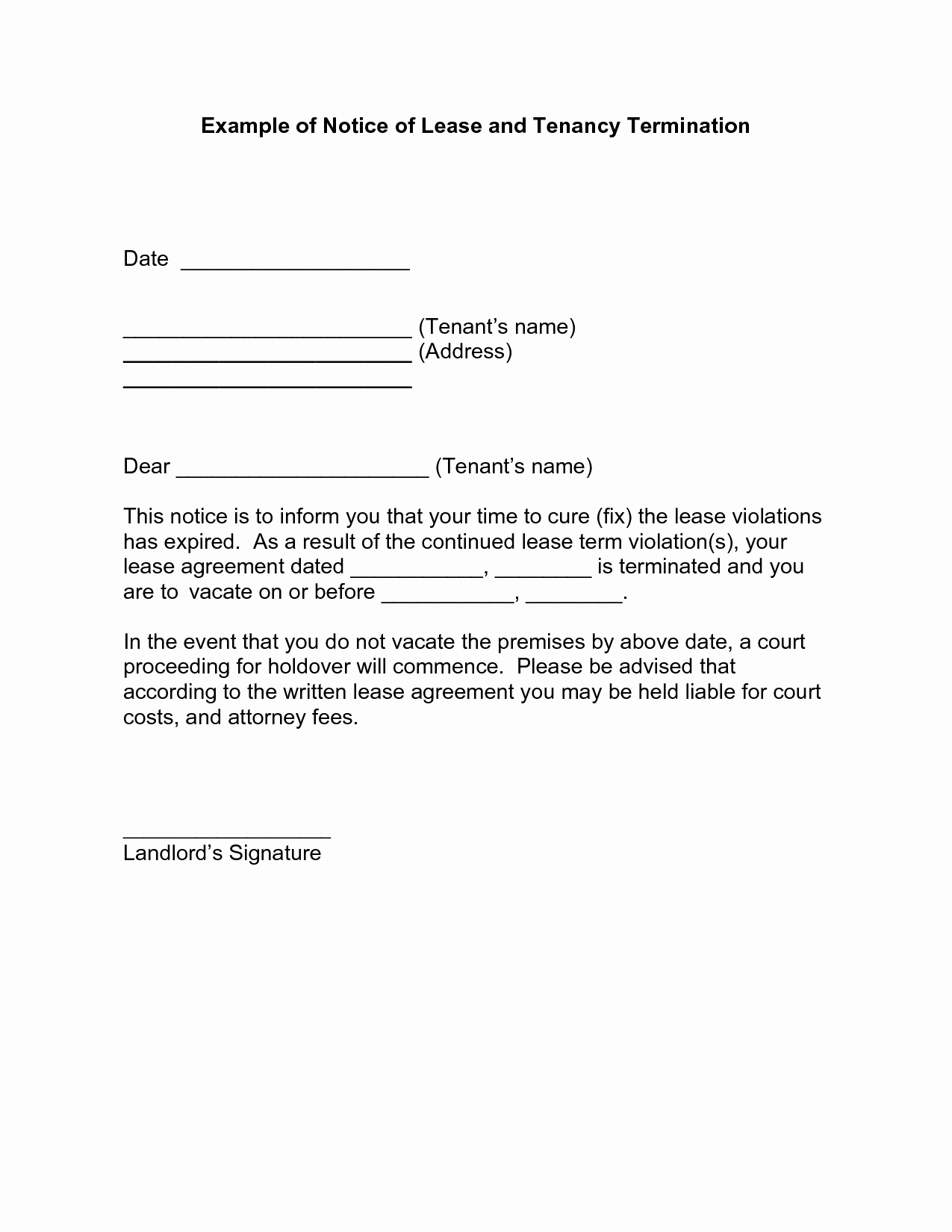 Lease Violation Notice Template Lovely Other Template Category Page 157 Spelplus