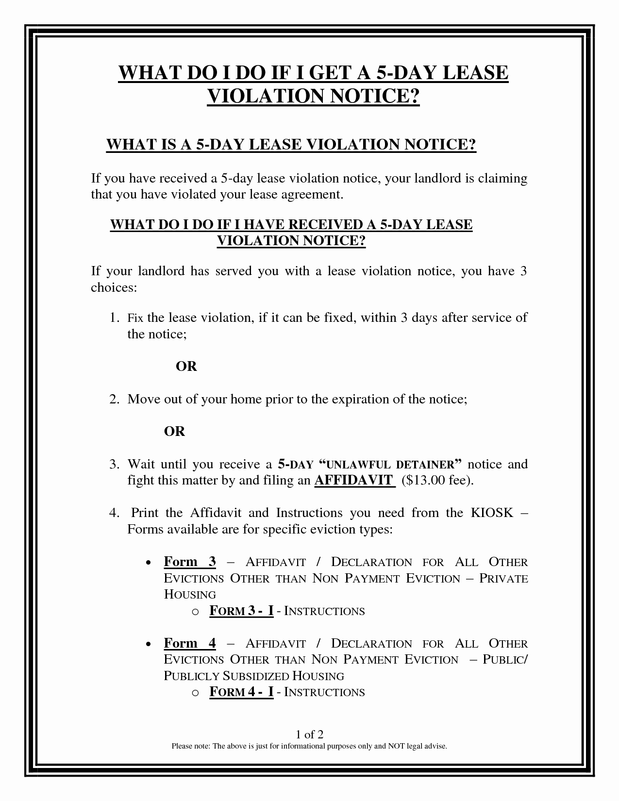 Lease Violation Notice Template Luxury Other Template Category Page 157 Spelplus