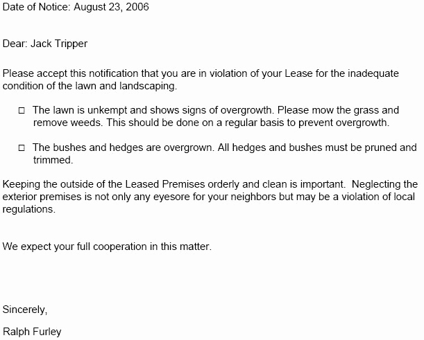 Lease Violation Notice Template Unique 35 Best Images About Rental On Pinterest