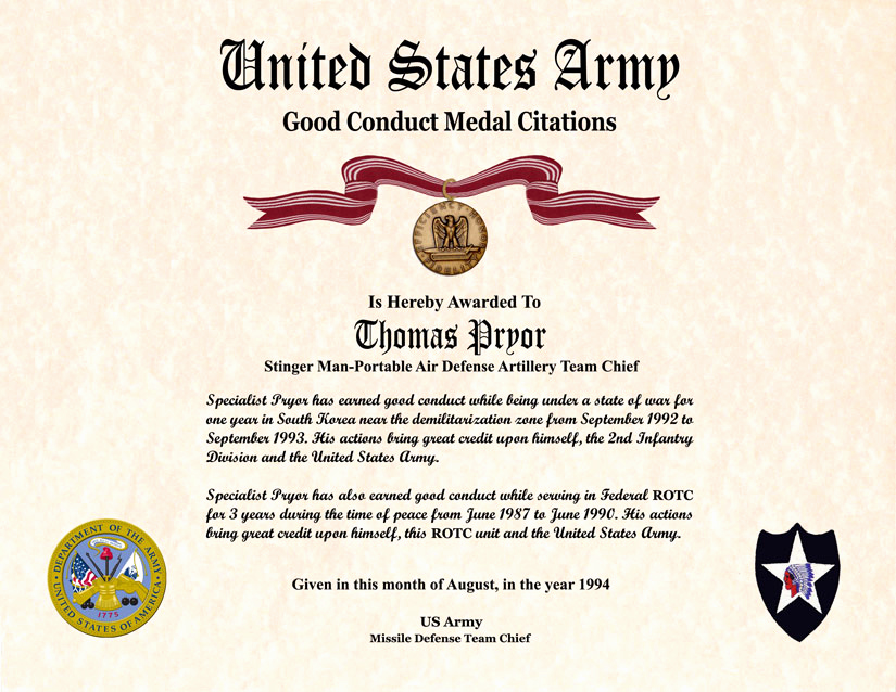 Life Saving Award Certificate Template Elegant Individual Award Certificate Military Training Unit Awards