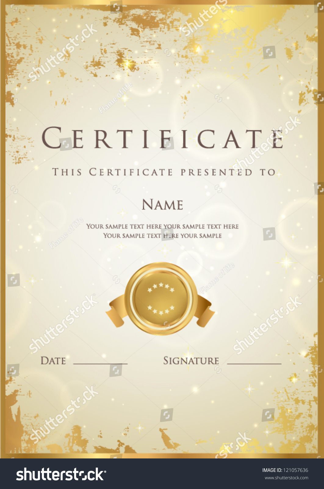 Life Saving Award Certificate Template Fresh Vertical Beige Certificate Pletion Template with