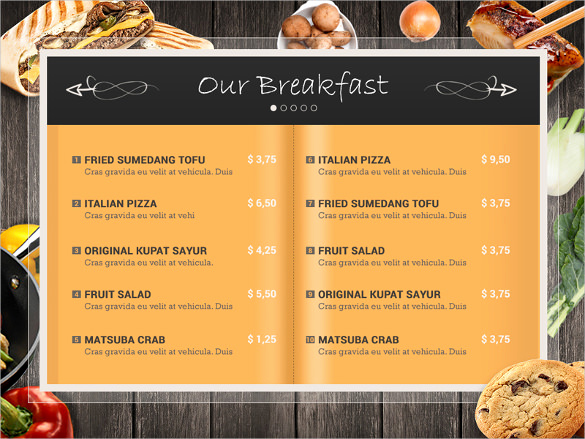 Lunch Menu Template Word Best Of Lunch Menu Template 32 Free Word Pdf Psd Eps