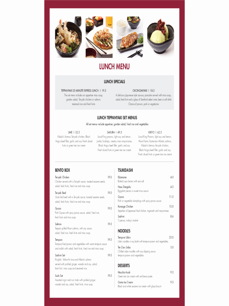 Lunch Menu Template Word Fresh Restaurant Menu Template 5 Free Templates In Pdf Word