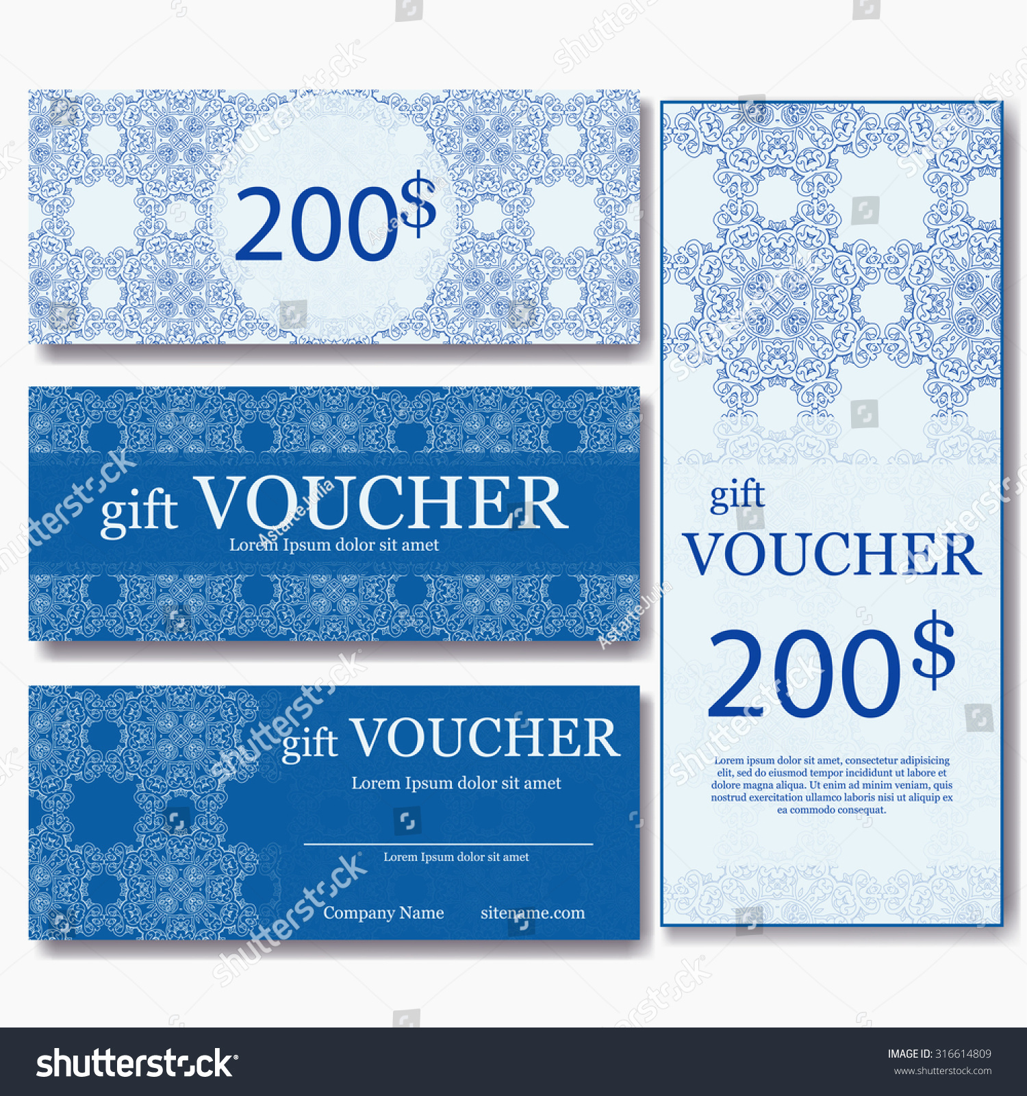 Magazine Subscription Gift Certificate Template Fresh Gift Voucher Template with Mandala Design Certificate for