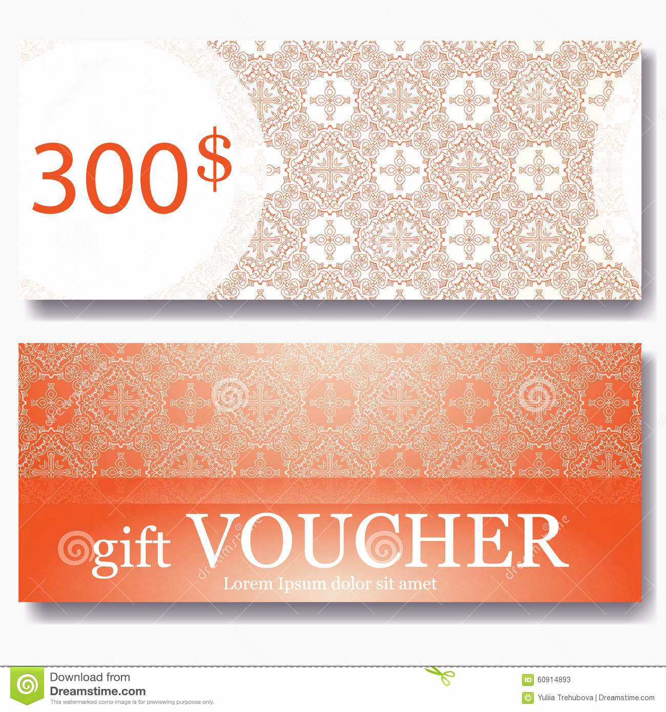 Magazine Subscription Gift Certificate Template Inspirational Gift Voucher Template with Mandala Design Certificate for