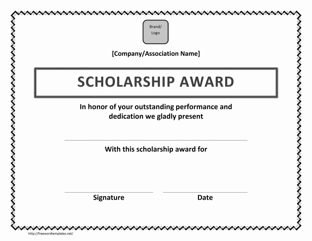 Magazine Subscription Gift Certificate Template Inspirational Scholarship Award Certificate Template