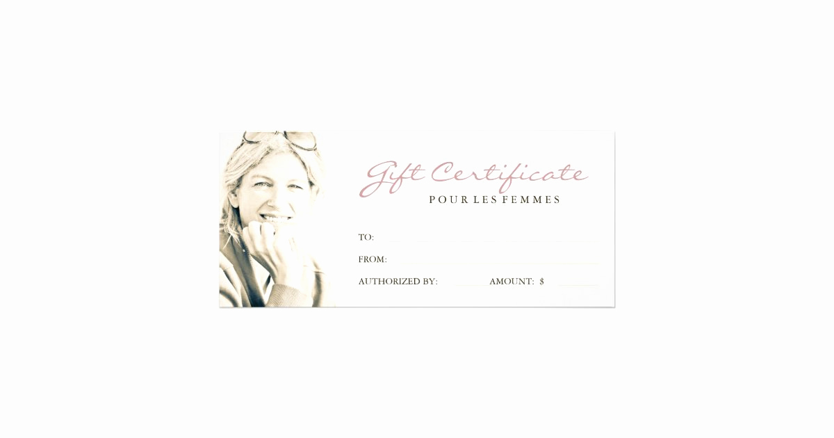 Makeup Gift Certificate Template Best Of Beauty T Certificate for Women Template