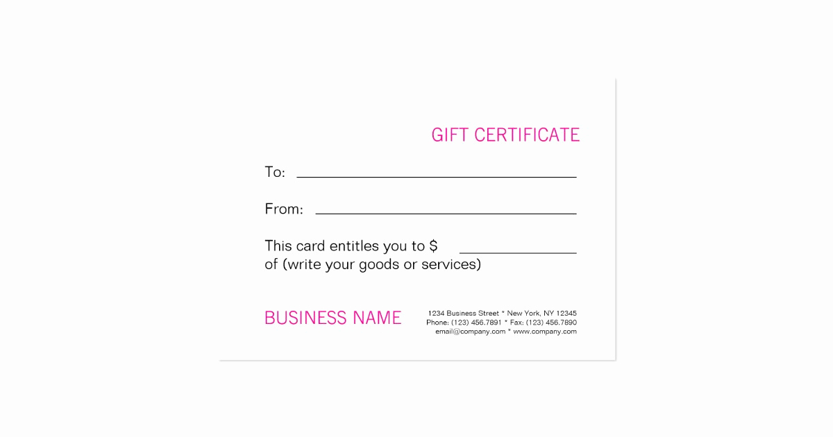 Makeup Gift Certificate Template Fresh Beauty Spa Salon Blank Gift Certificate Template