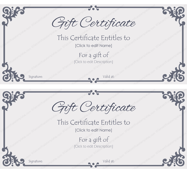 Makeup Gift Certificate Template Fresh Corporate Gift Certificate Template Create Gift