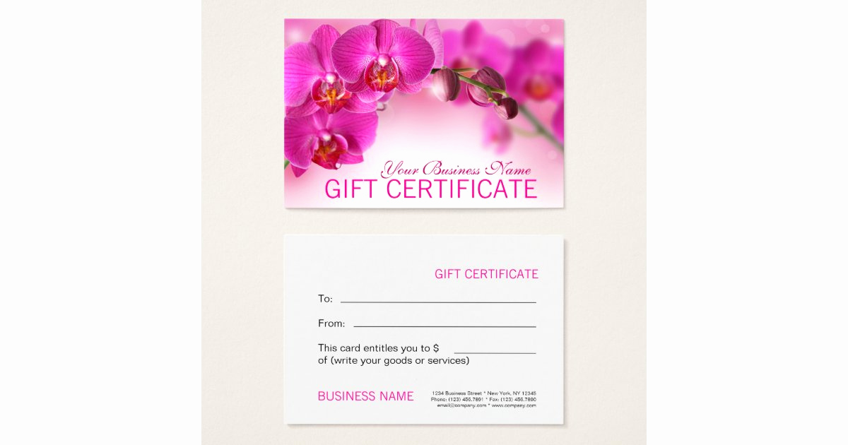 beauty spa salon blank t certificate template