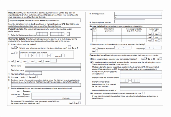 Medical Billing Invoice Template Awesome Free 19 Medical Receipt Templates In Pdf