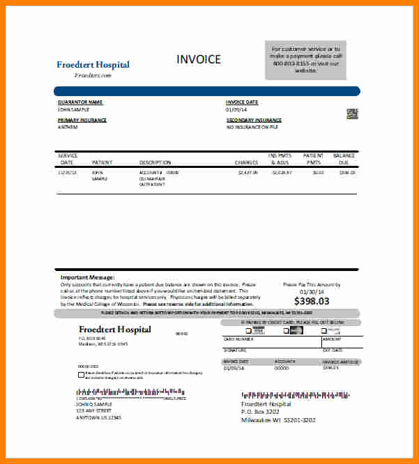 Medical Billing Invoice Template Elegant 8 Medical Billing Template forms