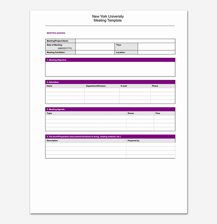 Meeting Notes Template Word Best Of Meeting Notes Template 22 Free Samples &amp; Examples Word