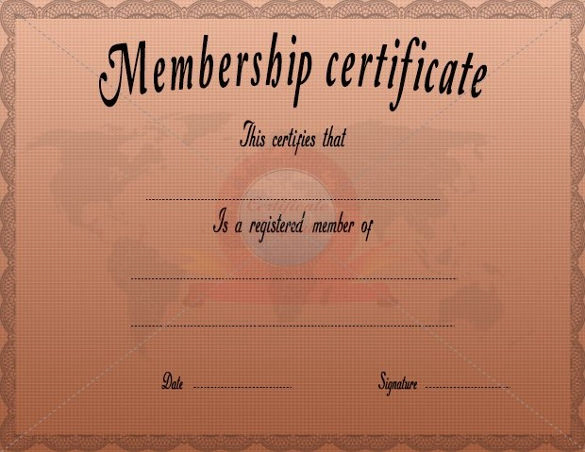 Membership Certificate Llc Template Inspirational 29 Of Membership Certificate Template