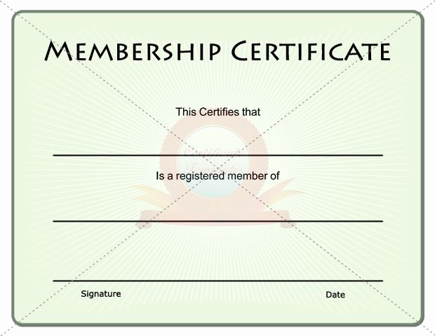 Membership Certificate Llc Template Inspirational Membership Certificate