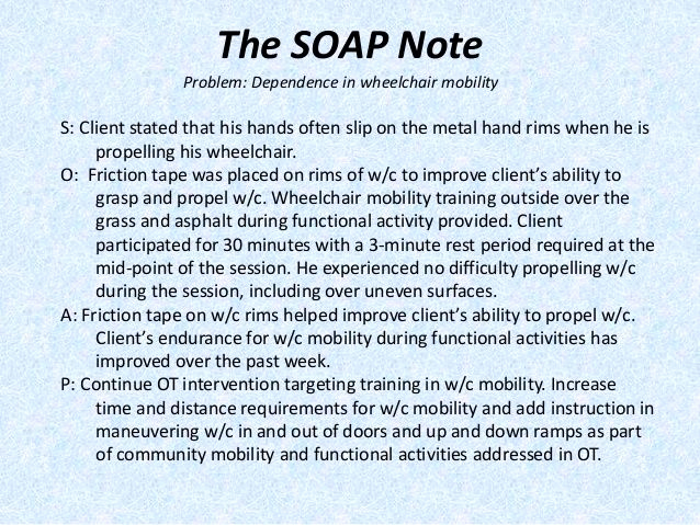 Mental Health soap Note Template Awesome Image Result for Sample Occupational therapy soap Note