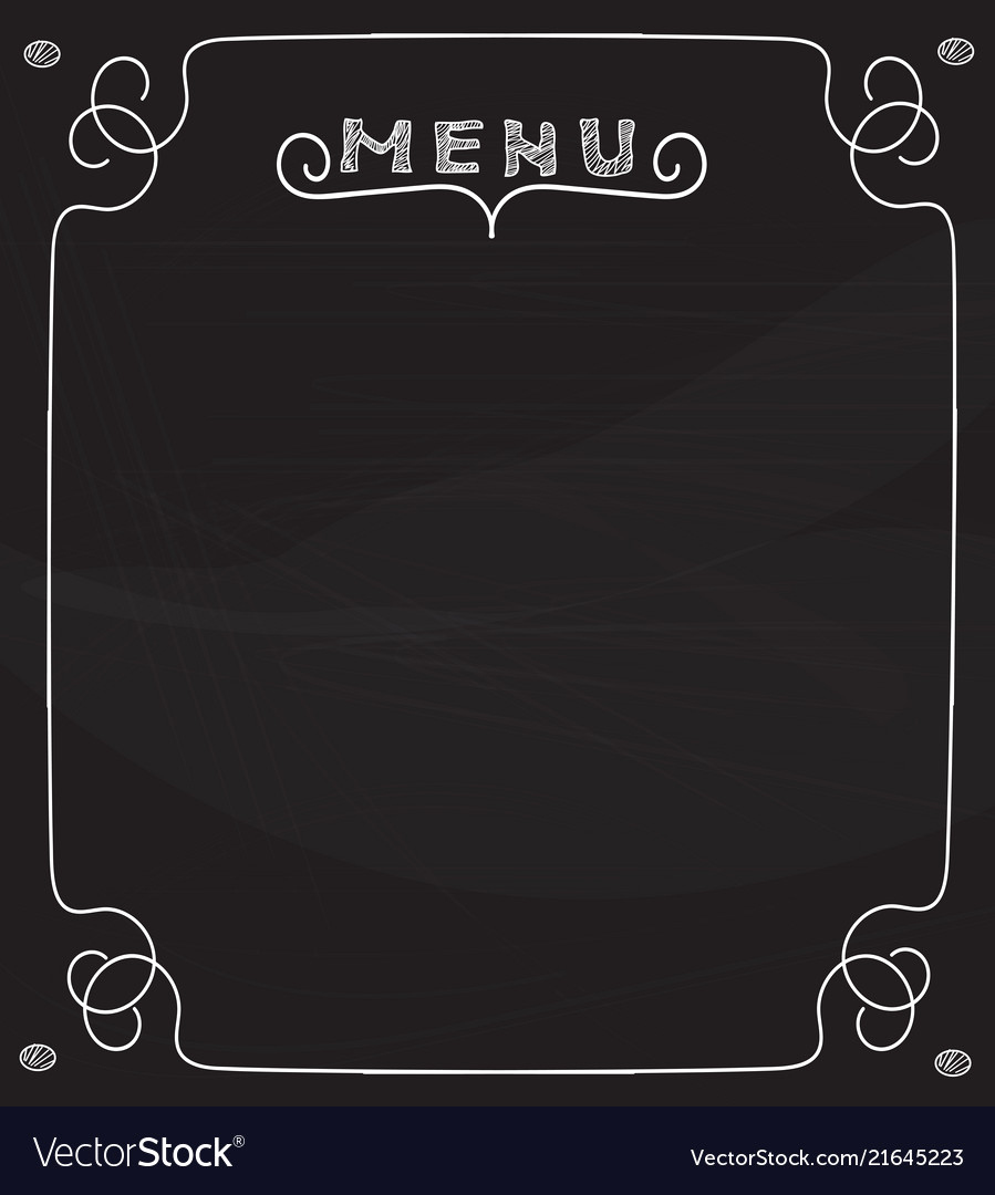 Menu Board Template Powerpoint Best Of Blank Chalkboard Menu