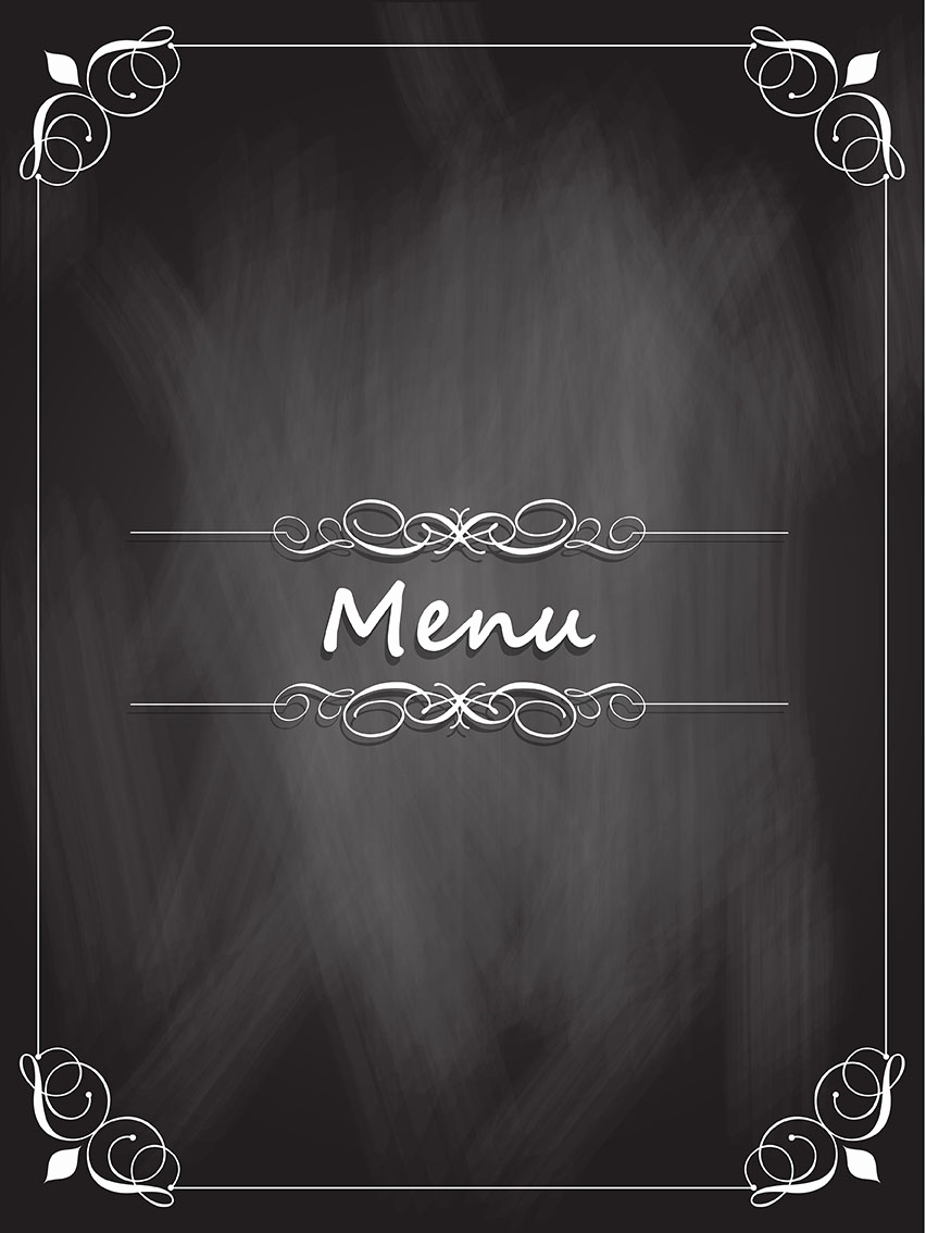 Menu Board Template Powerpoint Luxury Chalkboard Menu Design Download Free Vectors Clipart