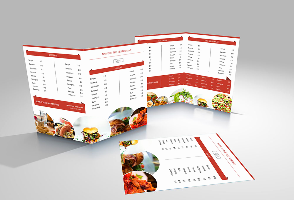 Menu Design Ideas Template Awesome 50 Free Psd Restaurant Flyer Menu Templates