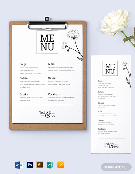 Menu Design Ideas Template Best Of 75 Free Menu Templates Pdf Word Psd