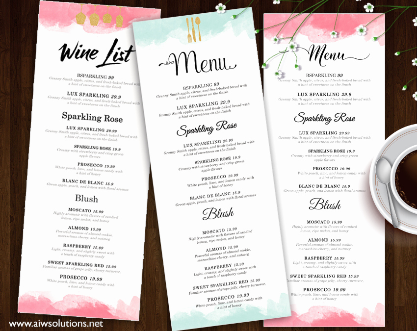 Menu Design Ideas Template New Design &amp; Templates Menu Templates Wedding Menu Food