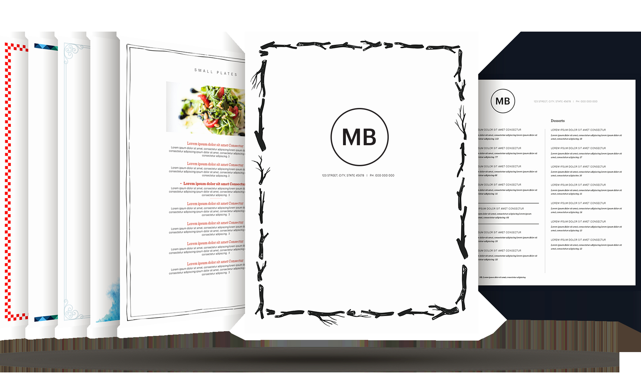 Menu Design Ideas Template Unique Restaurant Menu Template