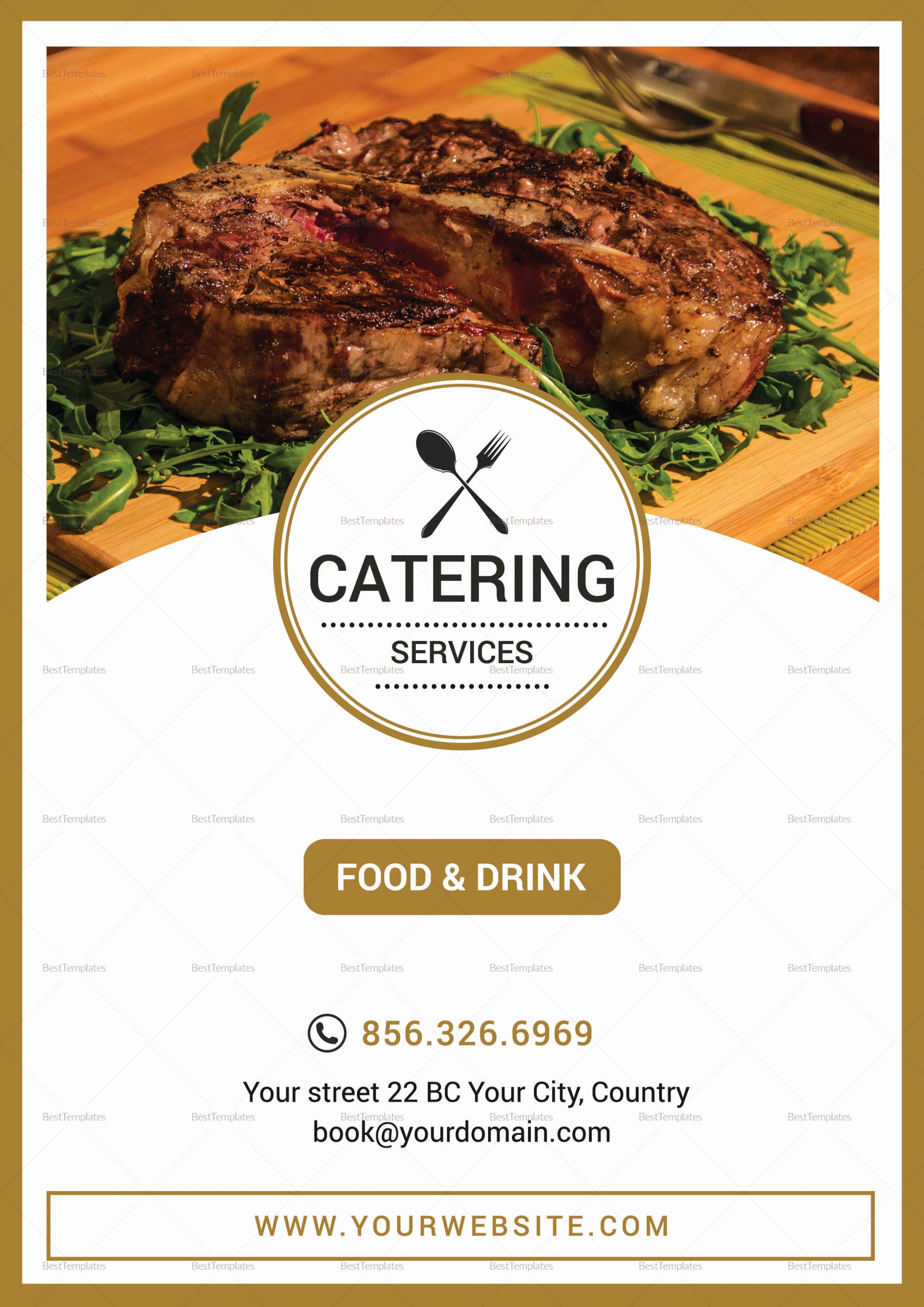 Menu Of Services Template Unique Catering Services Menu Design Template In Psd Publisher Word