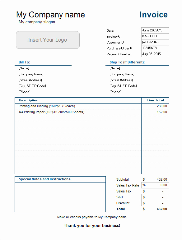 Microsoft Access Invoice Template Unique 60 Microsoft Invoice Templates Pdf Doc Excel