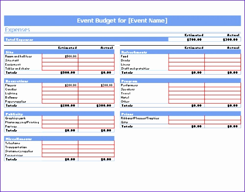 Microsoft Excel Budget Template Fresh 10 Microsoft Excel Bud Template 2013 Exceltemplates