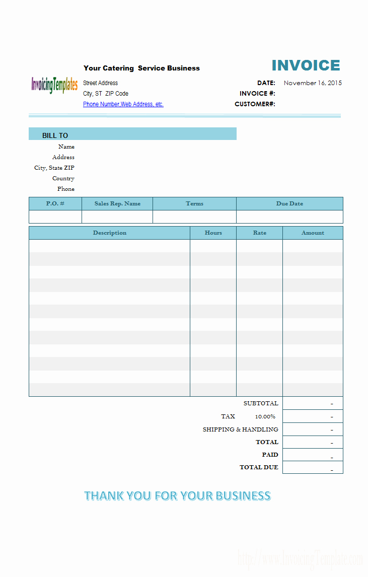 Microsoft Office Invoice Template Elegant Openoffice Billing Invoice Template