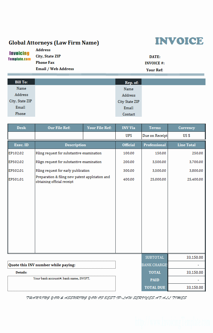 Microsoft Office Invoice Template Luxury 20 Microsoft Fice Invoice Templates Free Download